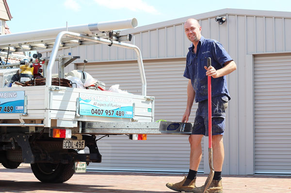 Macarthur Plumbing work ute in Kiama